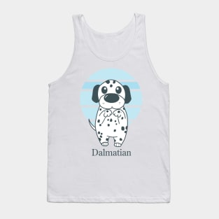 Cute Dogs illustrations - Dalmatian Tank Top